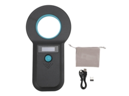 2026zentro-scanner De Microchip Para Pets Leitor De Tag Animal Interface Usb 15 Dígitos Armazenamento 128 Dados Preto