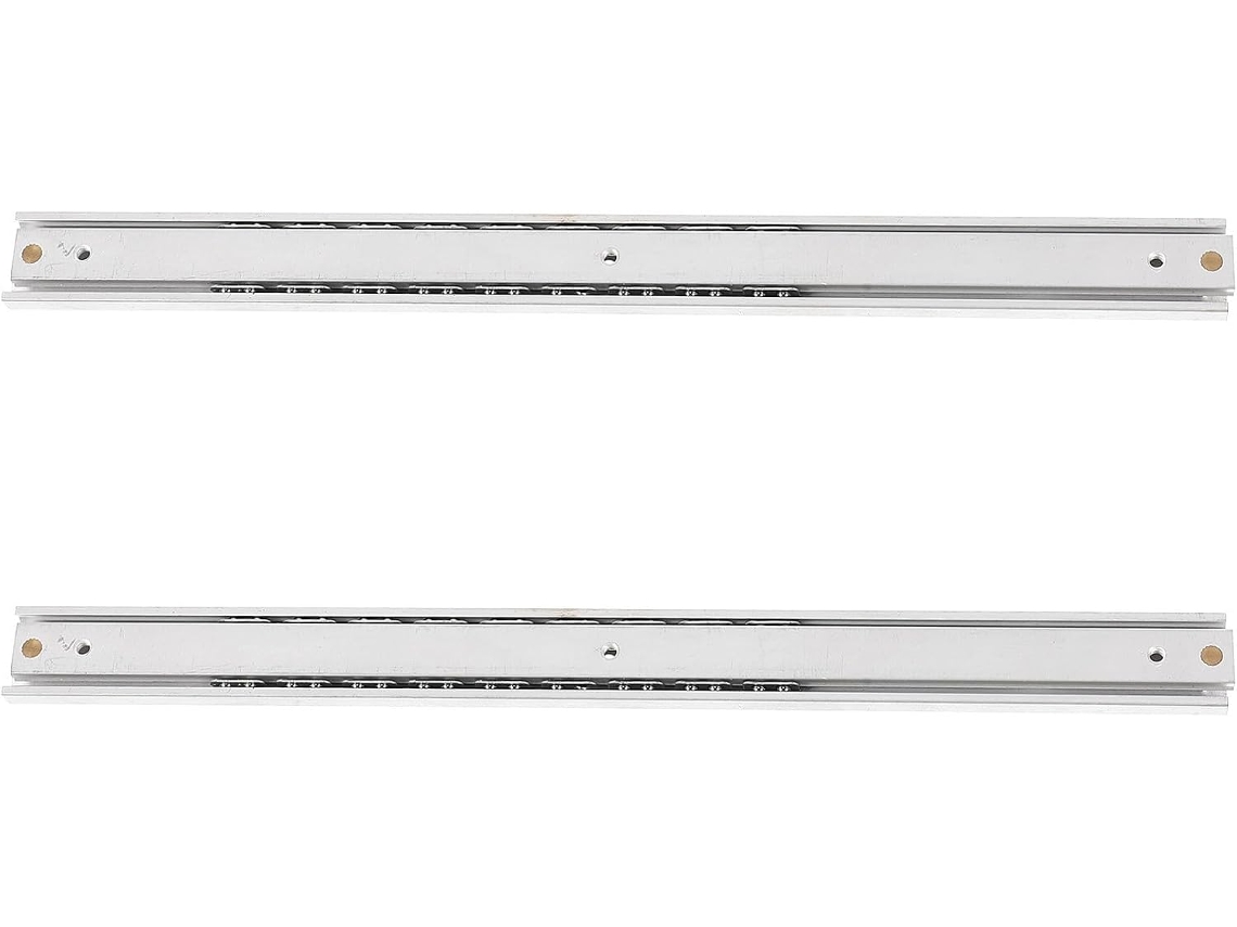 Par De Corrediças Laterais Para Gavetas, Trilho Guia De 200mm Com 2 Seções