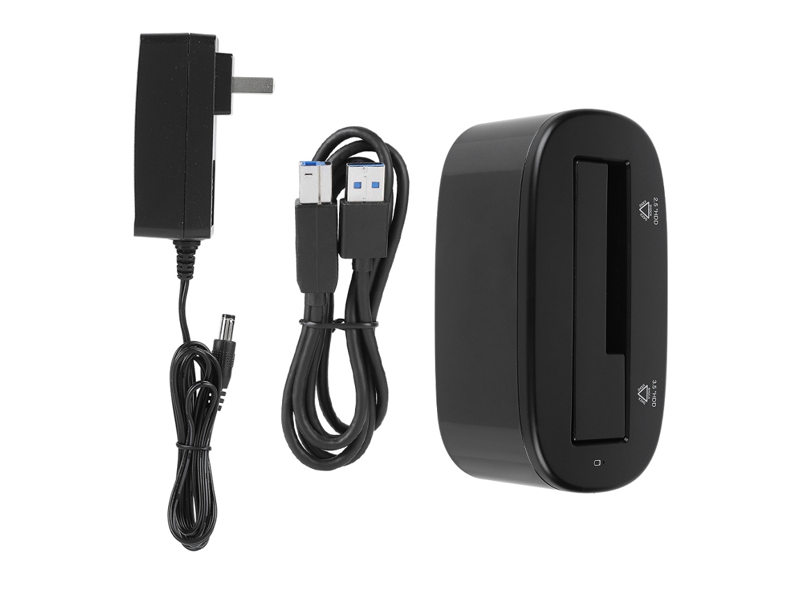 Estação De Docking Para Disco Rígido Hdd/ssd Sata Usb3.0 De 2.5/3.5 Polegadas