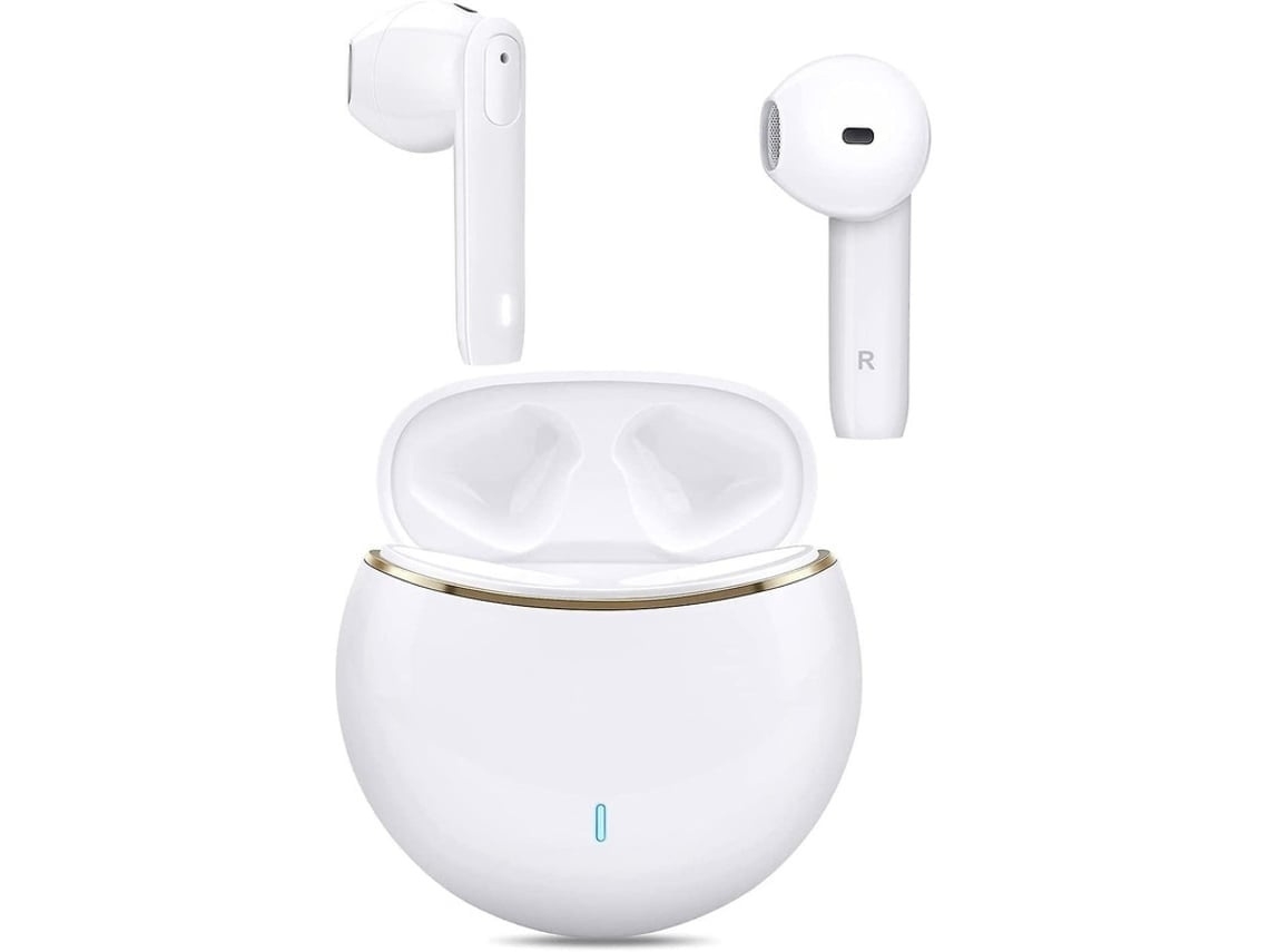 Auriculares Sem Fios Bluetooth Som Estéreo Cancelamento De Ruído Microfone Para Chamadas Lurelia