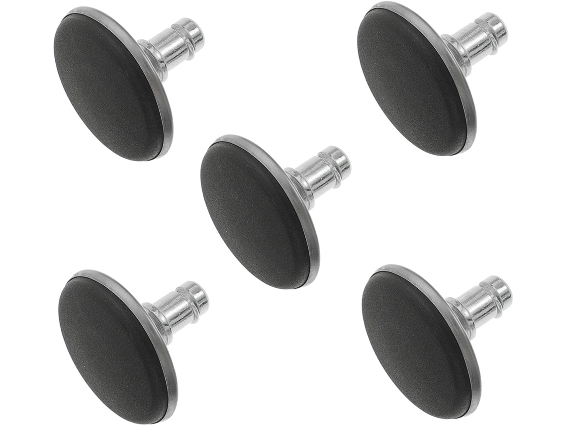 Conjunto De 5 Pés Niveladores Ajustáveis Para Móveis, Em Nylon E Ferro, Ideais Para Mesas E Tvs