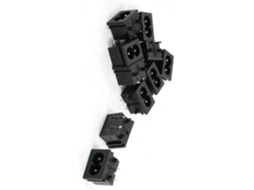 10 Adaptadores de Energia CA 250V 2.5A com 2 Entradas IEC320 C8 CHABERLU