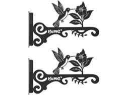 Suporte De Parede Para Decoração De Pássaros, 25,4 - Design Funcional