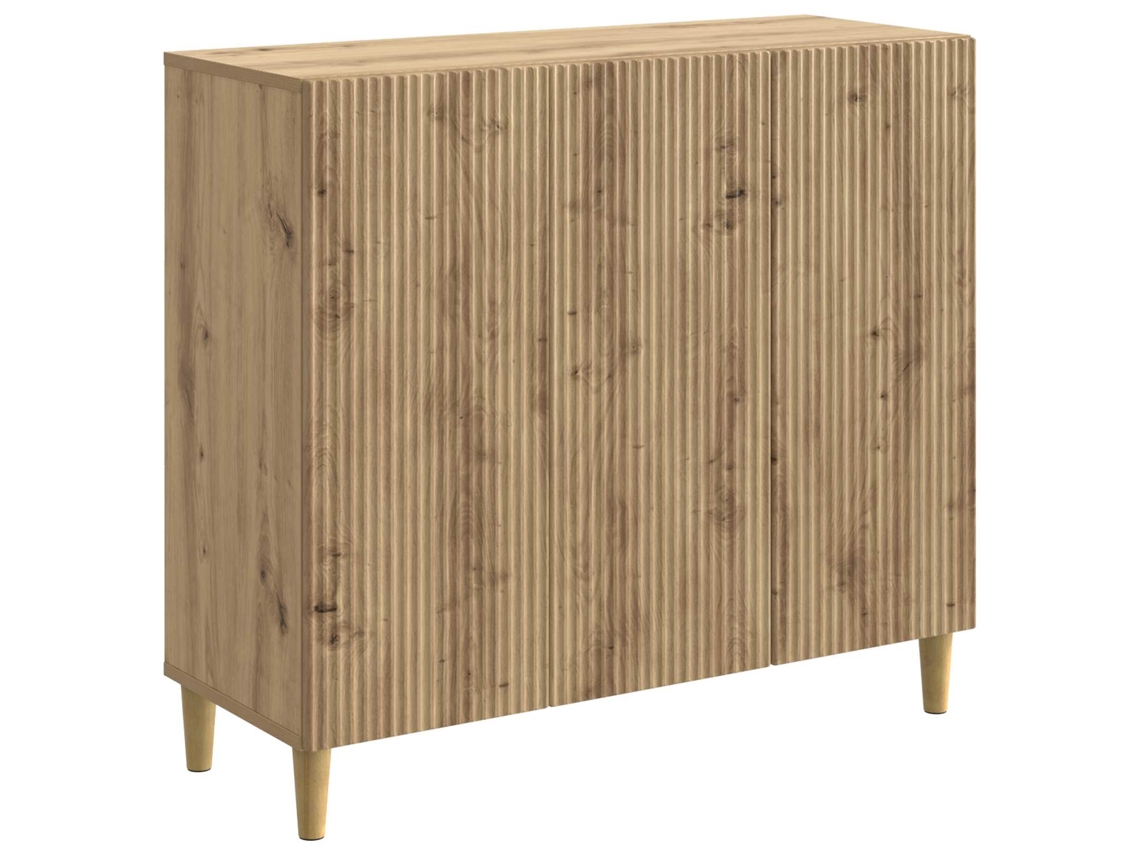 SYFAX™ Buffet Carvalho Arttisan 89 X 34,5 X 80 Cm Derivados de Madeira