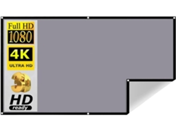 Tela de Projeção para Cinema em Casa, Uso Interno e Externo, Quintal. SFUSHOS