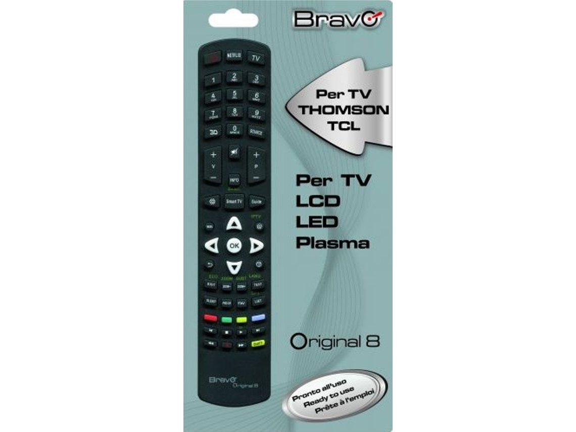 Bravo Original 8 Mando a Distancia Ir Wireless Tv Botões