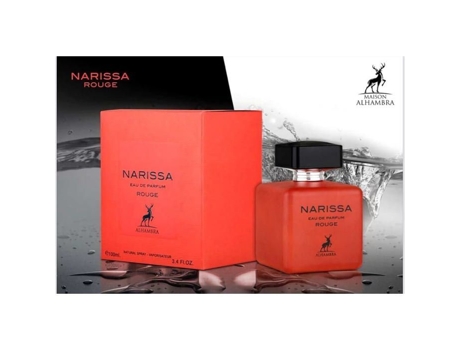 Eau De Parfum Maison Alhambra Alhambra Narissa Rouge 100 Ml Mulher Floral