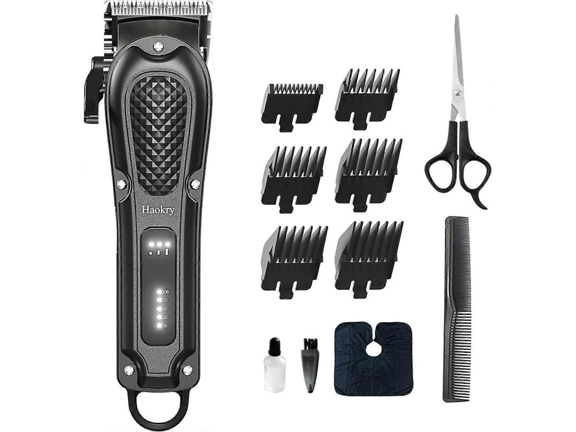 Máquina De Cortar Cabelo Profissional Para Homens - Máquina De Cortar Cabelo Sem Fio, Recarregável