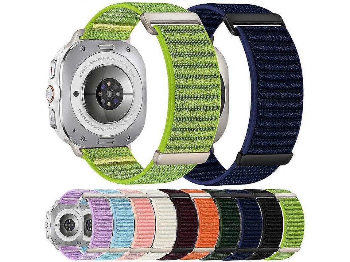 Pulseira De Nylon Com Estampa De Montanha Em Duas Seções Xdfind Para Samsung Galaxy Watch Ultra / Ultra 2025