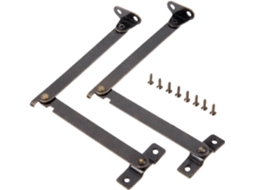 Dobradiça Oculta Para Porta De Armário, Conjunto Com 2 Unidades, 108x 11mm, Suporte Para Tampa, Dobradiça Decorativa