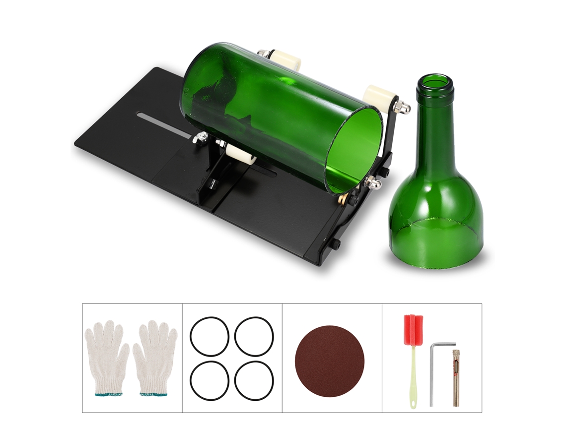 Cortador De Garrafas De Vidro Ajustável De Metal Diy Para Manufaturas, Garrafas De Vinho, Decoração De Casa, Ferramenta De Corte