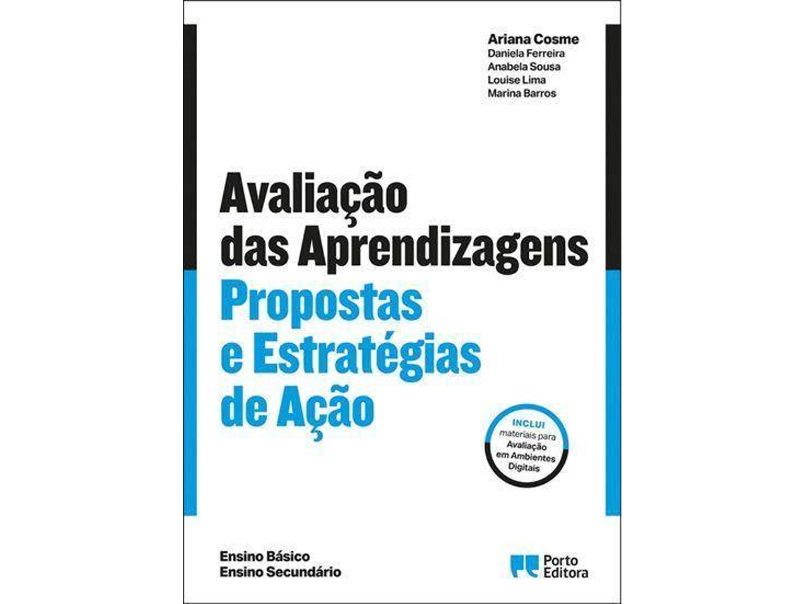 Livro Avaliação das Aprendizagens de Ariana Cosme, Daniela Ferreira et al. (Português)