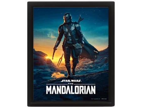 Póster 3D PYRAMID The Mandalorian: Nightfall 3D Multicor