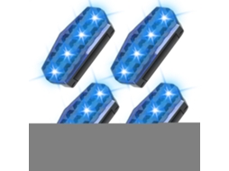 Luzes Estroboscópicas Para Caminhões, Luzes De Segurança Led Intermitentes Alimentadas Por Energia Solar, Conjunto De 4 Peças