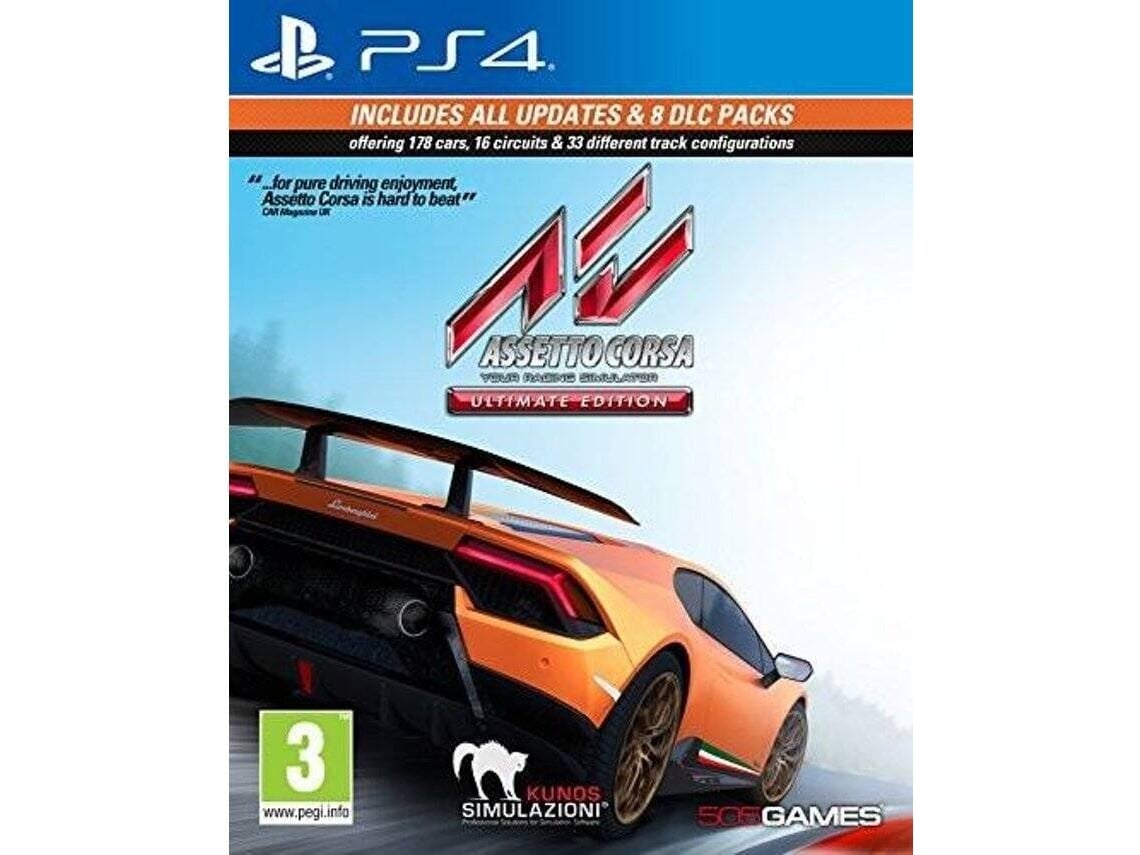 Jogo PS4 Assetto Corsa Ultimate Edition