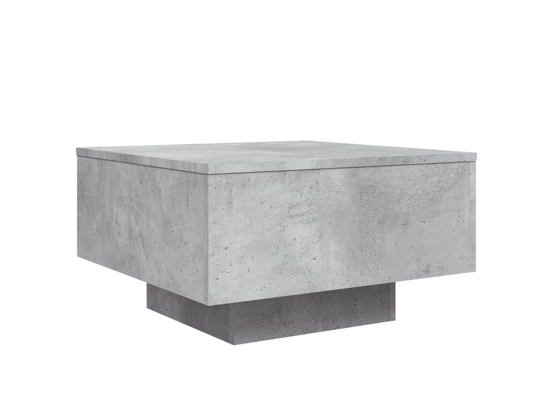 Mesa de Centro Derivados de Madeira Cinza Cimento MAISON EXCLUSIVE (55x55x31 cm)