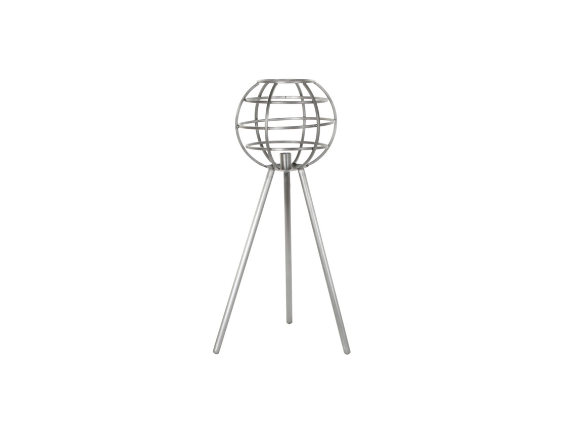 Abajur de Mesa em Metal Cinza Escuro, 50x50x98cm ALEXANDRA HOUSE LIVING