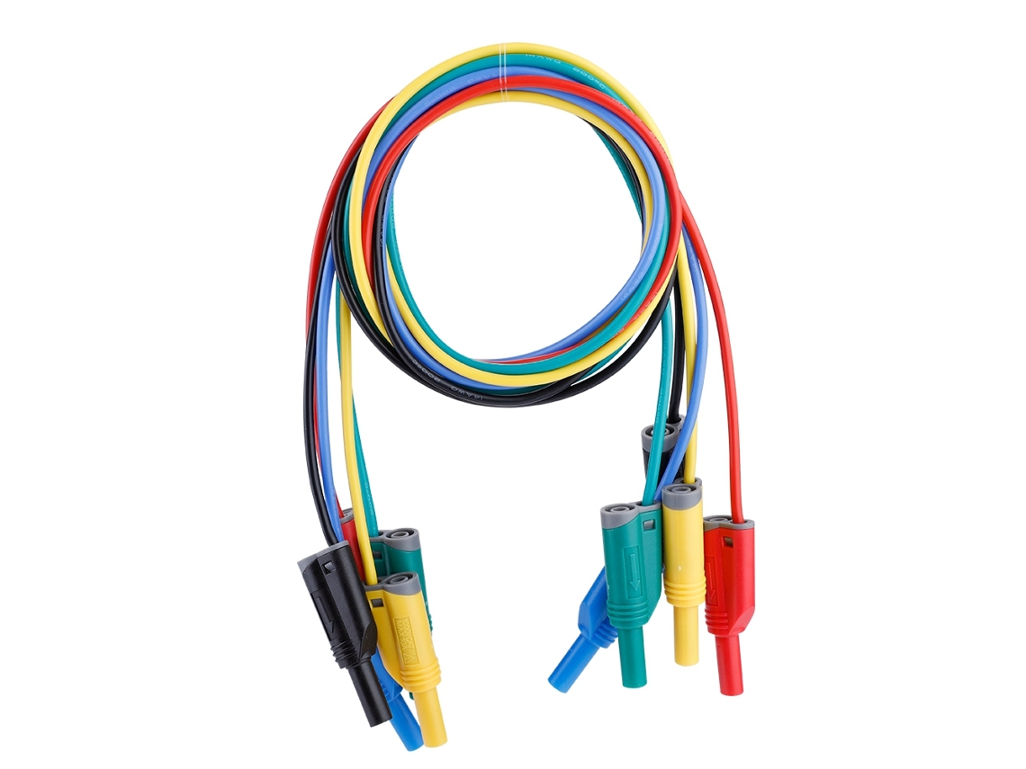 Cabo Teste Banana Plug 1.4mm 5 Cores 1m