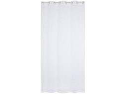 Cortinas - Esprit - Branco - 140 X 260 Cm - Sintético - Ilhós - Liso