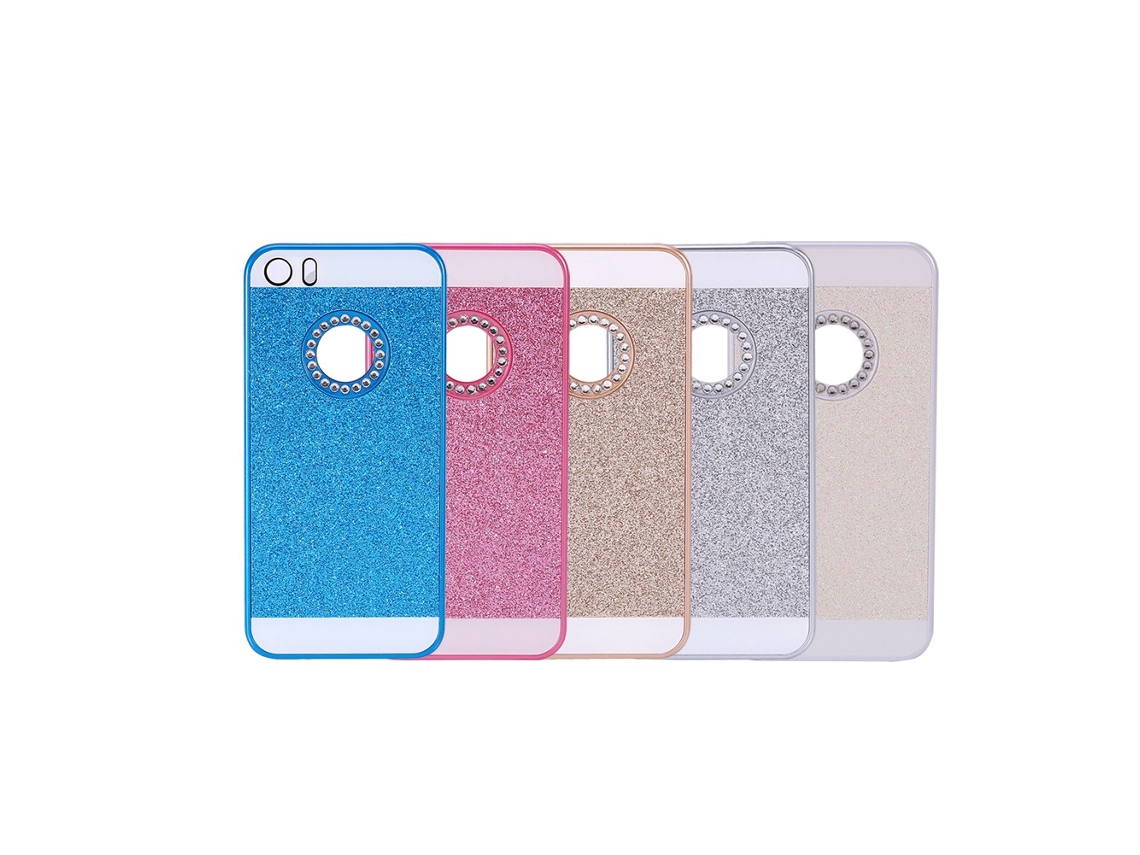 Capa de Telefone com Diamantes e Paillettes EOOCOO
