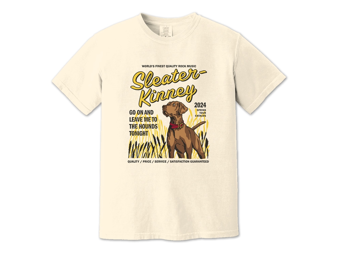 Sleater kinney Hounds T shirt ROCKINSTONE Unisex Adults Best Sellers Size:m