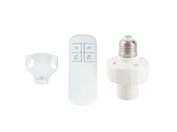 Suporte De Lâmpada Inteligente Com Controle Remoto Sem Fio (sem Fios, Controle Remoto Que Atravessa Paredes, Compatível Com Bases De Rosca E27)