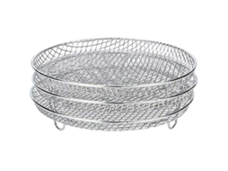 Suporte de Air Fryer LAXISCREED 3 Peças Inox 4.2 5.8qt