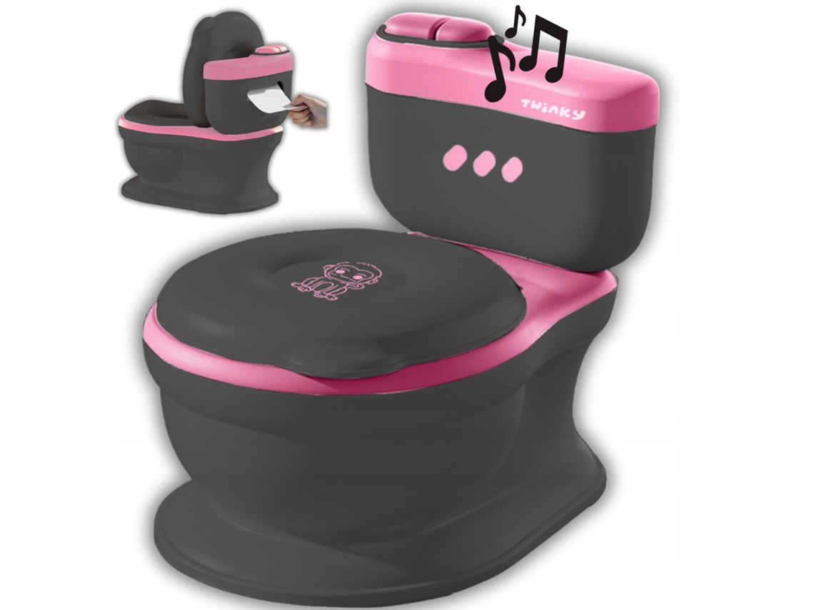 Bacio e Sanita 3 em 1 para Bebé, Preto e Rosa TWINKY