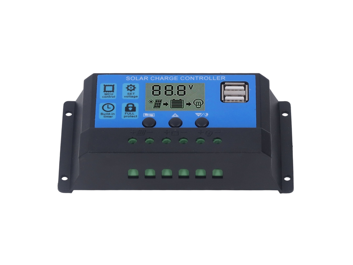 Controlador Solar com LCD 12v/24v 20a S/MARCA