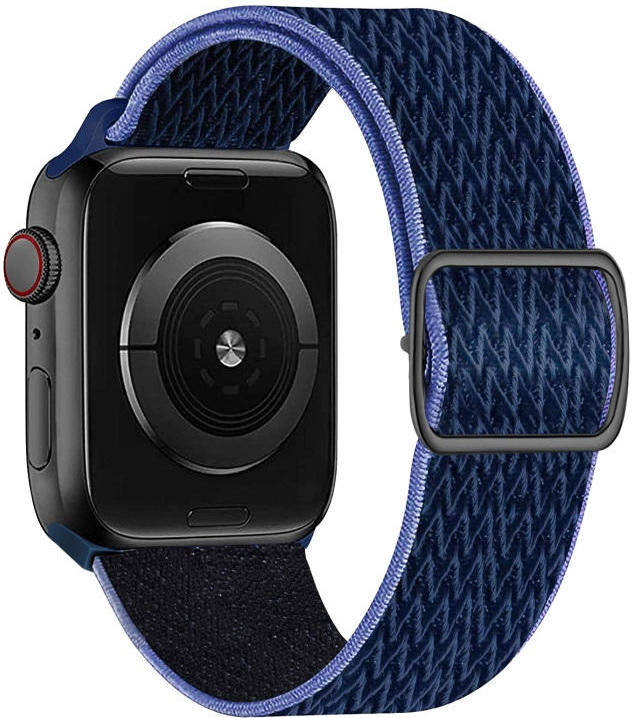 Bracelete Apple Watch 42/49 mm SWISSTEN Nylon (Azul)