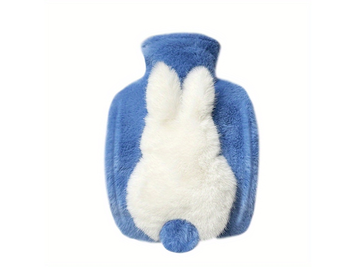 Bolsa de água quente em PVC, forma de coelho, aquecedor manual, não elétrico, baixo consumo STELASPLEN