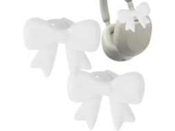 Acessórios Fofos Para Fones De Ouvido – Conjunto 2 Laços Silicone 3d Mulheres, Perfeitos Para Festas, Streaming, Estudos