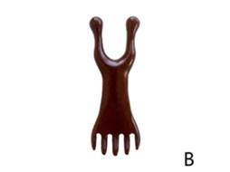 Pente De Massagem De Madeira Com Dentes Largos Para Cuidados Com O Couro Cabeludo E Cabelo - Presente Ideal
