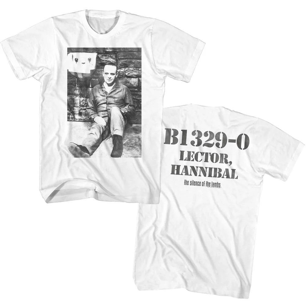 Unisex Adult T-shirt Rockinstone Silence Of The Lambs Movie B1329-0 White Sizem