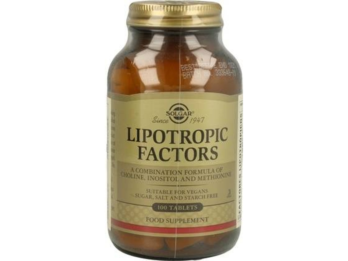 Suplemento Alimentar SOLGAR Fatores Lipotrópicos (100 comprimidos)