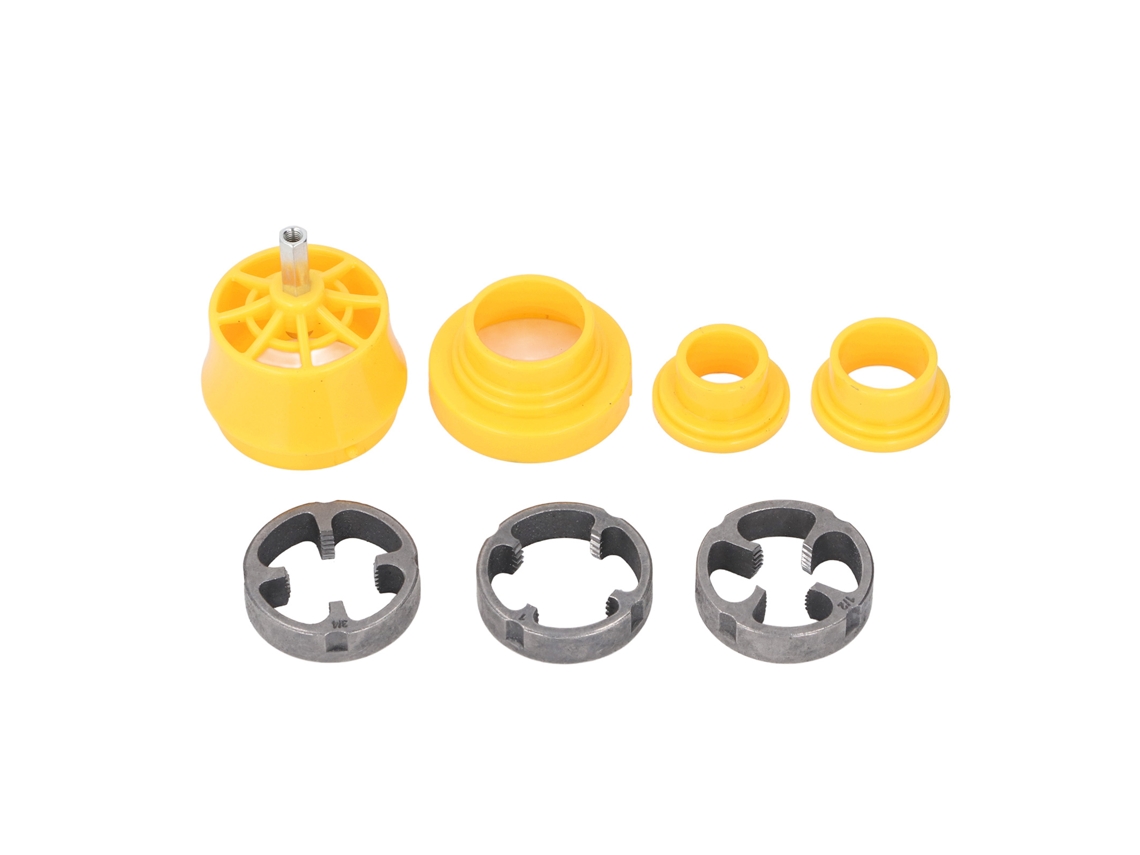 Conjunto De Matrizes Redondas Para Roscar Tubos Pvc Reutilizável Com Ferramenta Para Furadeira Elétrica Kit De Encanamento