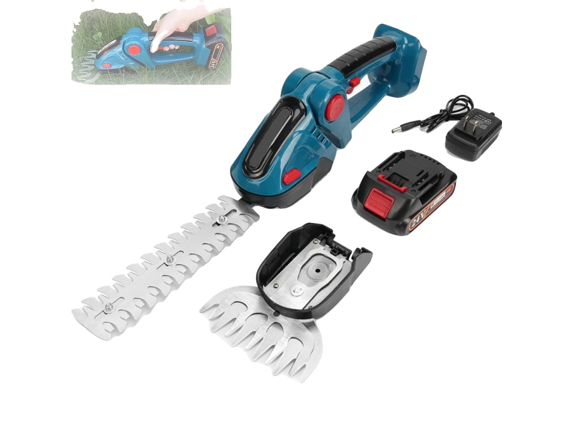 Cortador De Cerca Elétrica, Bateria De 18v, Design Sem Fio, Funcionalidade 2 Em 1, Com 1 ×bateria Oem