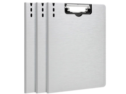 2026 linjou 3 Pack Portafolios Plegables A4, Agarre Resistente Y Gancho, Material Pp Espuma, Gris