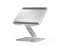 Suporte para laptop compatível com modelos de 10 a 21 polegadas, ventilado, ajustável, antiderrapante, ergonômico e dobrável, compatível com Slowmoose.