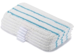 Conjunto de 5 Panos Microfibra Pretos para Esfregão a Vapor, Ideais para Limpeza e Secagem BRILVIBERA