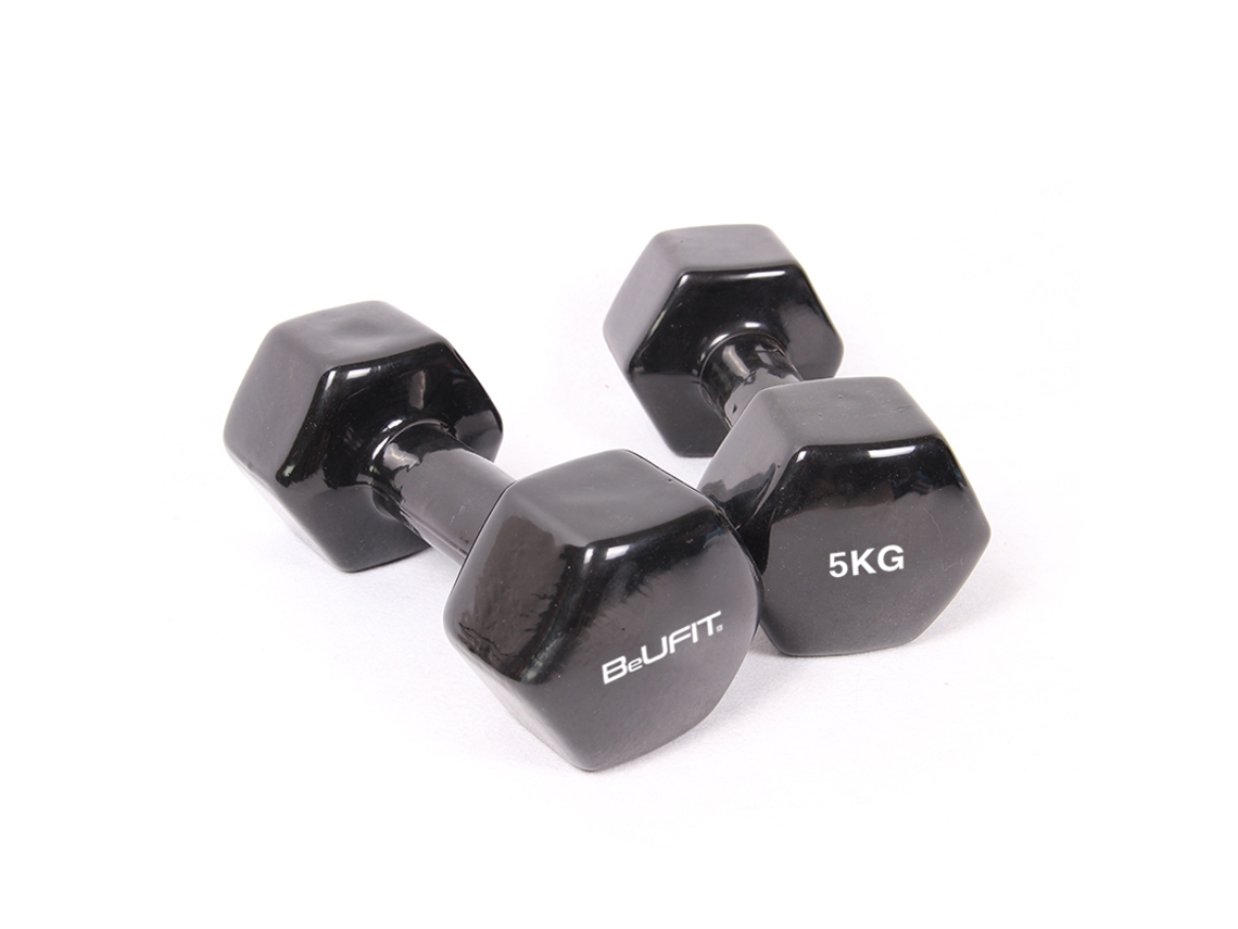 Halteres BEUFIT EQUIPMENT Vinil 5Kg 2 Unidades