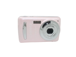 Câmera digital compacta CCD de 16 MP com tela LCD estilo retrô, ideal para adolescentes e adultos, rosa Yizhood
