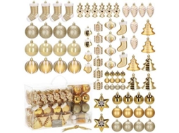Bolas de Árvore de Natal 77 Peças