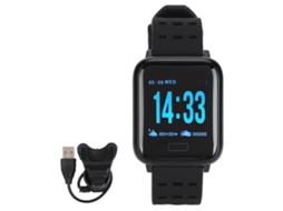 Pulseira inteligente e relógio com monitor de frequência cardíaca, IP67, tela colorida, EOOCOO