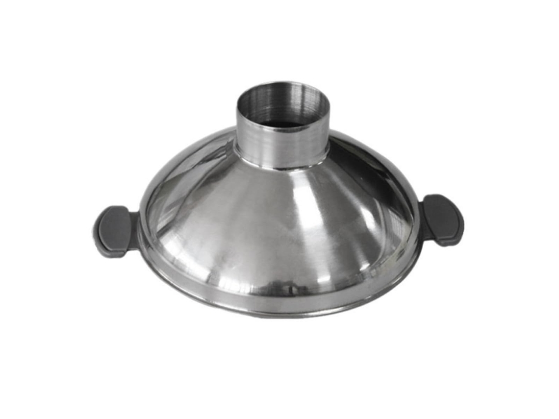Funil De Cozinha Magiclulu, De Grande Diâmetro E Fácil Segurar, Com Alça Dupla Em Aço Inoxidável, Ideal Para Uso