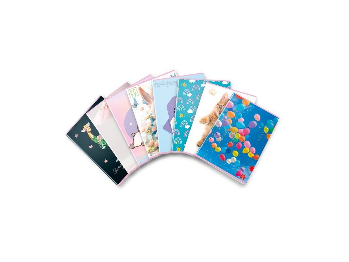 02330340a Pigna Caderno e Bloco Multicolorido