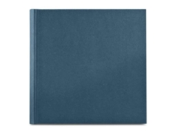 Álbum de Fotos para Anotações, Inclinado, 200 Fotos, Azul, Papel Kraft, Azul Vintage BRILVIBERA