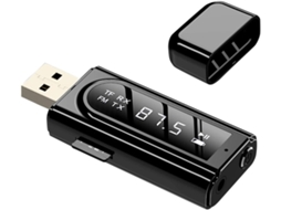 Adaptador Receptor De Áudio Sem Fio Para Carro, Projetado Para Transmissor Sem Fio 5 0com Interface Usb E Entrada De 3