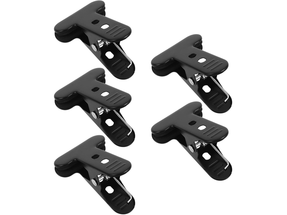 Toyvian Conjunto De 5-clipes Fundo Fotográfico, Fixação Forte, Material Em Liga Metálica E Esponja, Ideal