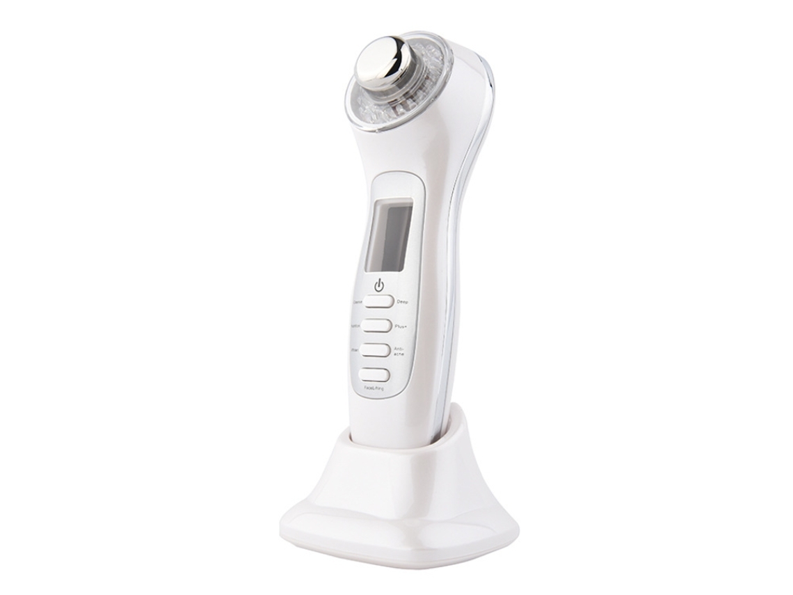 Dispositivo De Massagem Facial De Limpeza E Firmeza. Tecnologias Galvânicas E De Microvibração. Rejuvenescer Limpar Branco Yunzii